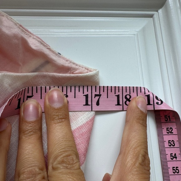 Parker Pink and White Striped Mini Dress - Picture 11 of 11